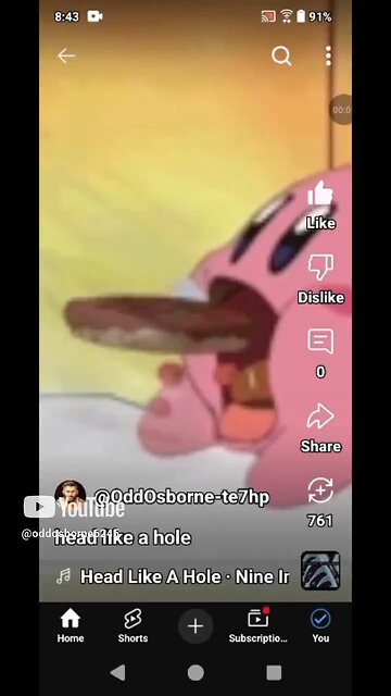 Kirby head like a whole