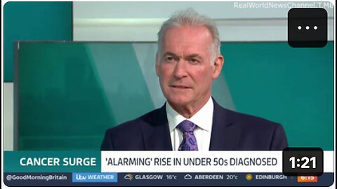 Dr. Hilary Jones Advocated for COVID Shots, Now UK Sees Great Increase in Cancer Cases