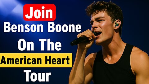 Join Benson Boone on the American Heart Tour | Live Concert Moments & Behind the Scenes! | NewsDrift