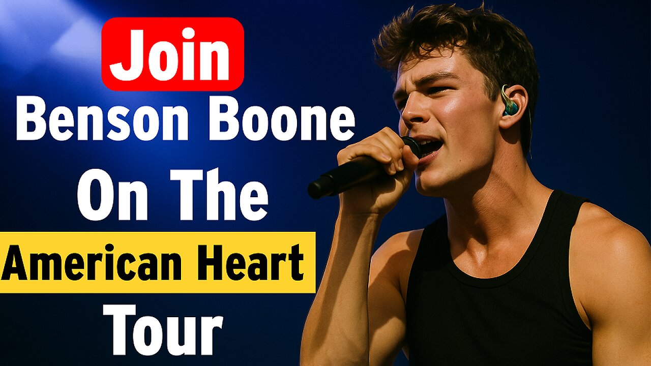 Join Benson Boone on the American Heart Tour | Live Concert Moments & Behind the Scenes! | NewsDrift