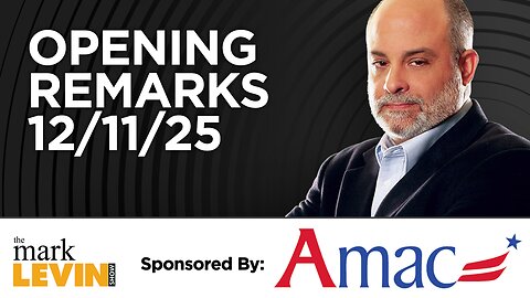 Mark's Opening Remarks - 12/11/25