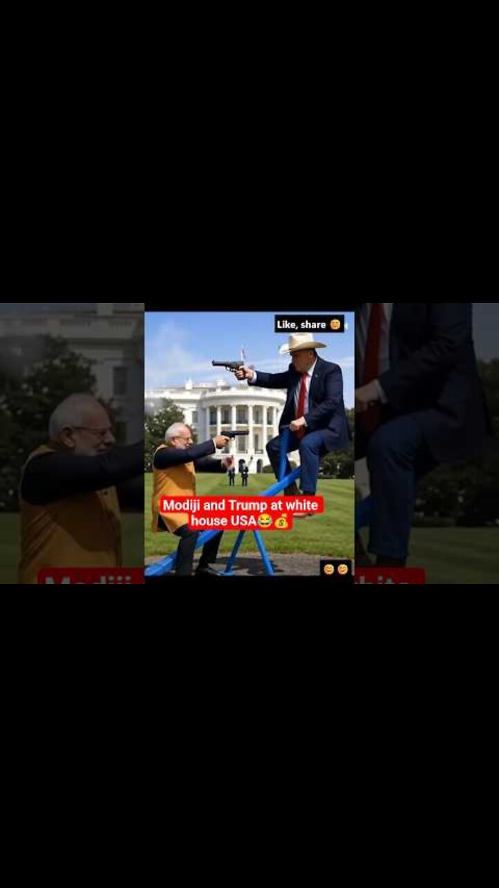 🔥🏛️ Modiji & Trump Open Fire at the White House! | AI Comedy Short 🇮🇳🇺🇸😂