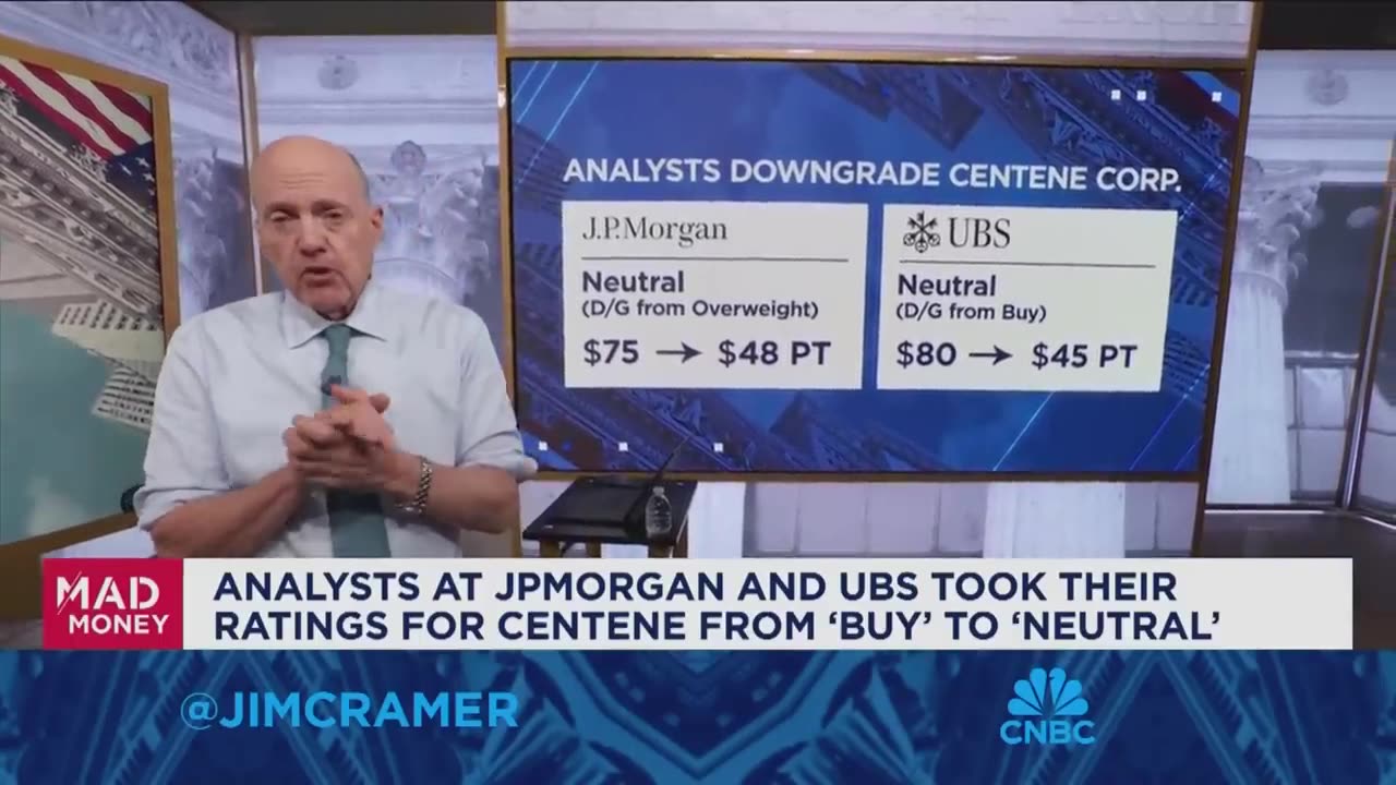 Jim Cramer on the reasons for Centene's 40% decline