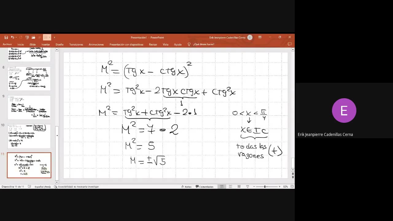 PAMER SEMESTRAL 2023 | Semana 09 | Trigonometría: Identidades Arcos Simple
