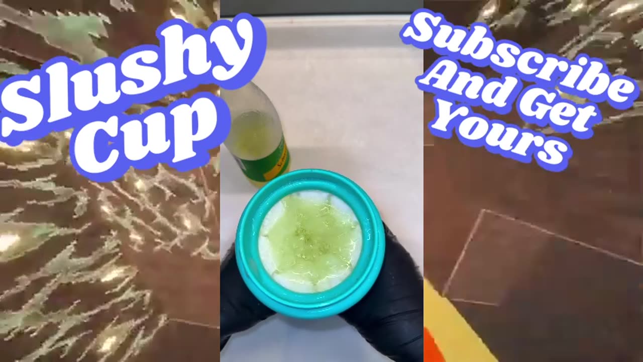 Schweppes Cream Soda + Gummies Slushy!!