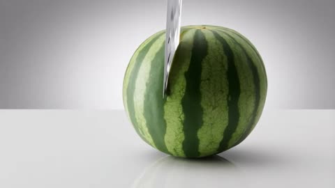 watermelon cutting video