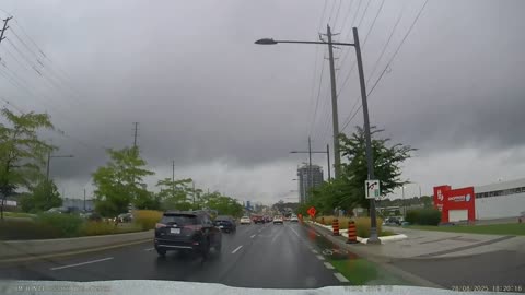 [4K] Newmarket, Ontario! #3 Driving in Rain, ON. CA.