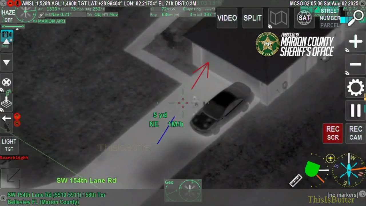 Marion County man arrested after repeatedly hitting a Sheriff's helicopter with a laser pointer