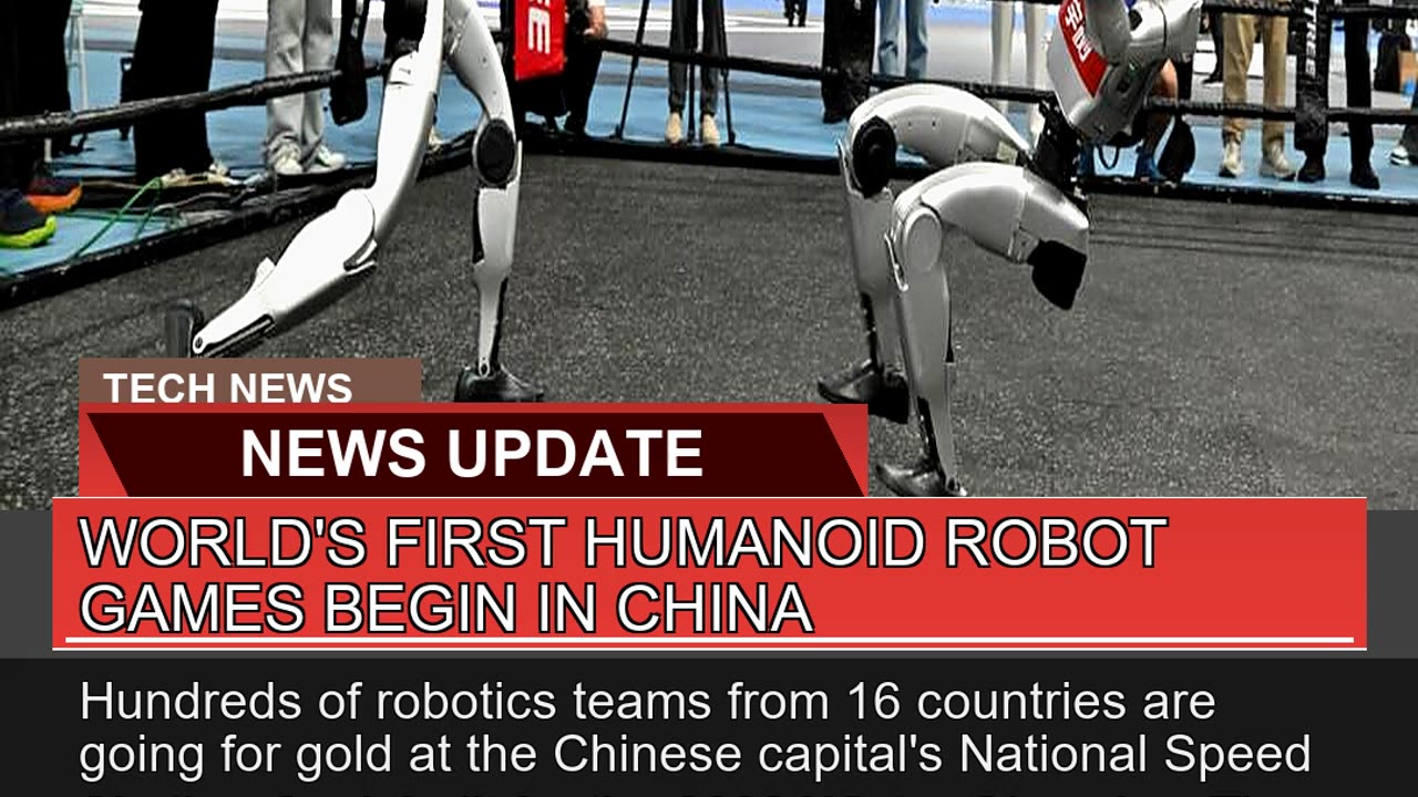 Worlds First Humanoid Robot Games Begin in China