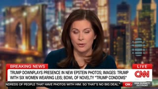'Can't believe I have to read this'： Erin Burnett forced to pause on Trump-Epstein drop