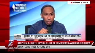 Stephen A. Smith Reveals List Of Democrats Avoiding His Show