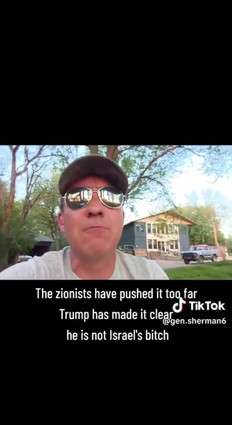 The zionists have pushed it too far Trump has made it clear he is not Israels bit*ch!