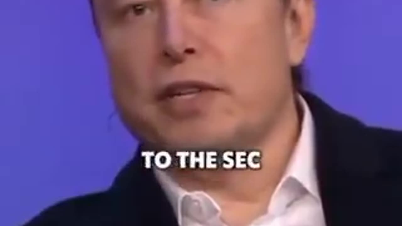 The SEC forced Elon Musk to say he lied, when he did not lie. If he didn’t, Tesla would