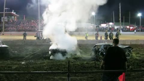 JULY 9 2016 Clinton County Demolition Derby Pt 4