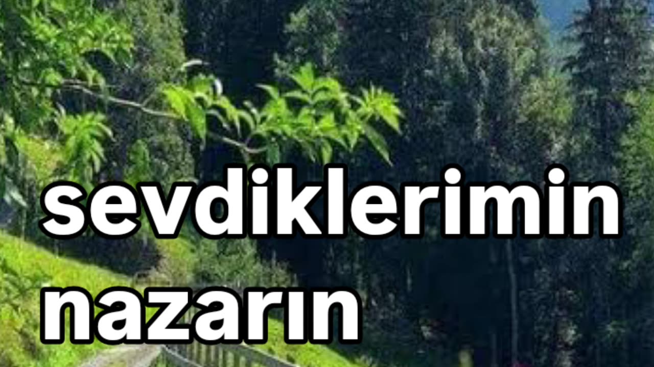 tatlı bir söz