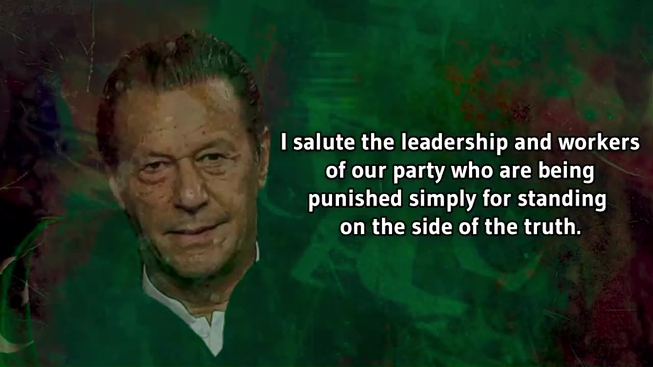 Former Prime Minister Imran Khan’s Message from Adiala Jail