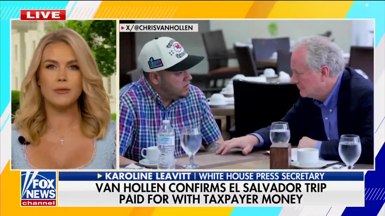 Karoline Leavitt slams Chris Van Hollen for his outrageous actions
