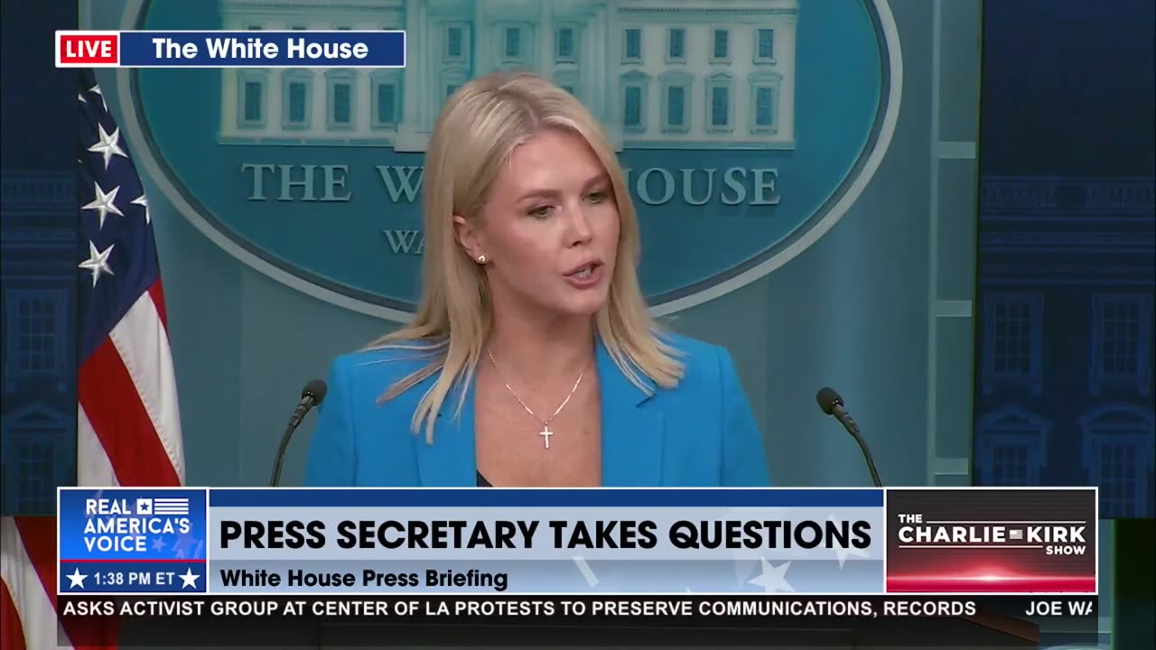 KAROLINE LEAVITT SETS THE RECORD STRAIGHT ON LOS ANGELES