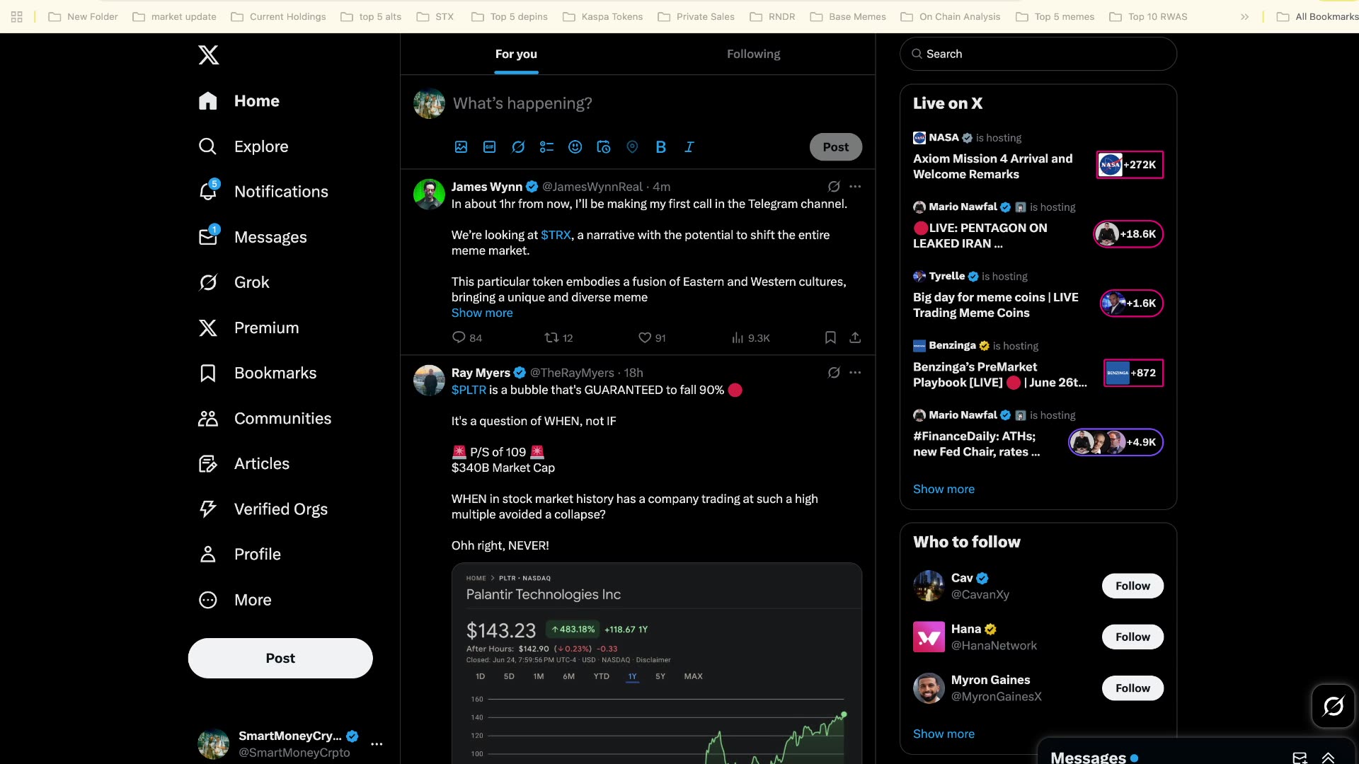 Live Bitcoin & Crypto Trading