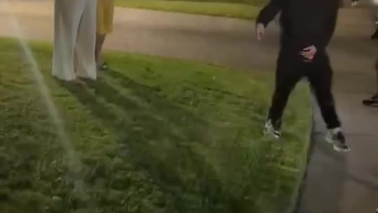 Blacks Attack White people, burn car