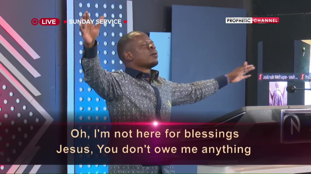 Sunday Service LIVE - ECG - The Jesus Nation Church - PROPHET SHEPHERD BUSHIRI 06.04.2025 [evening]