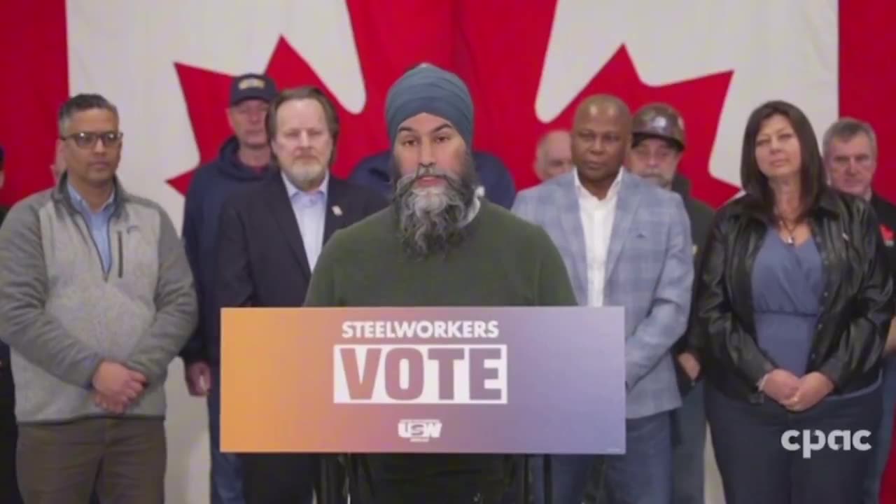 "Jagmeet Singh melts down about Carney and Poilievre."