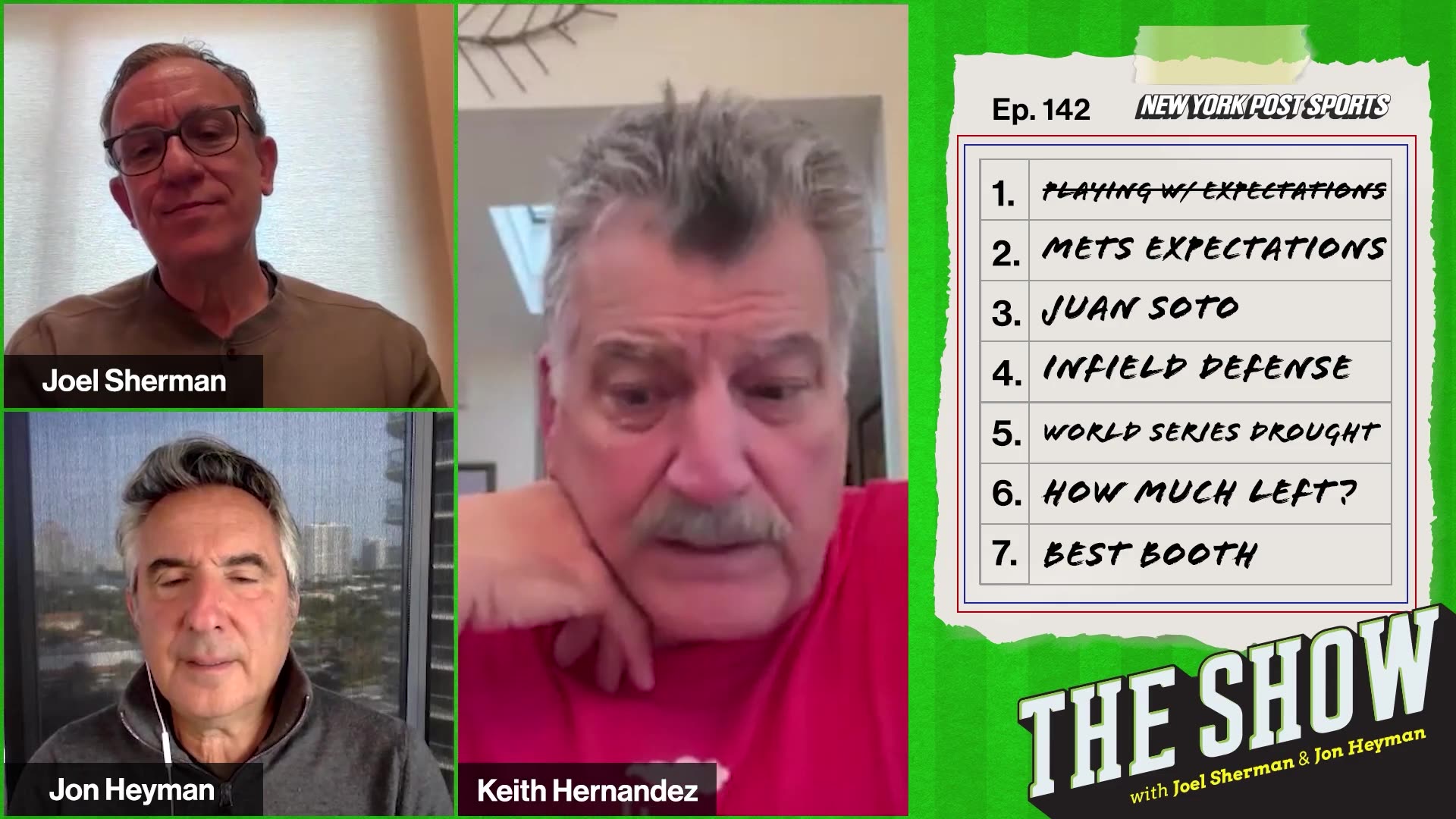 Keith Hernandez believes Mets starting pitching is "worrisome" | The Show