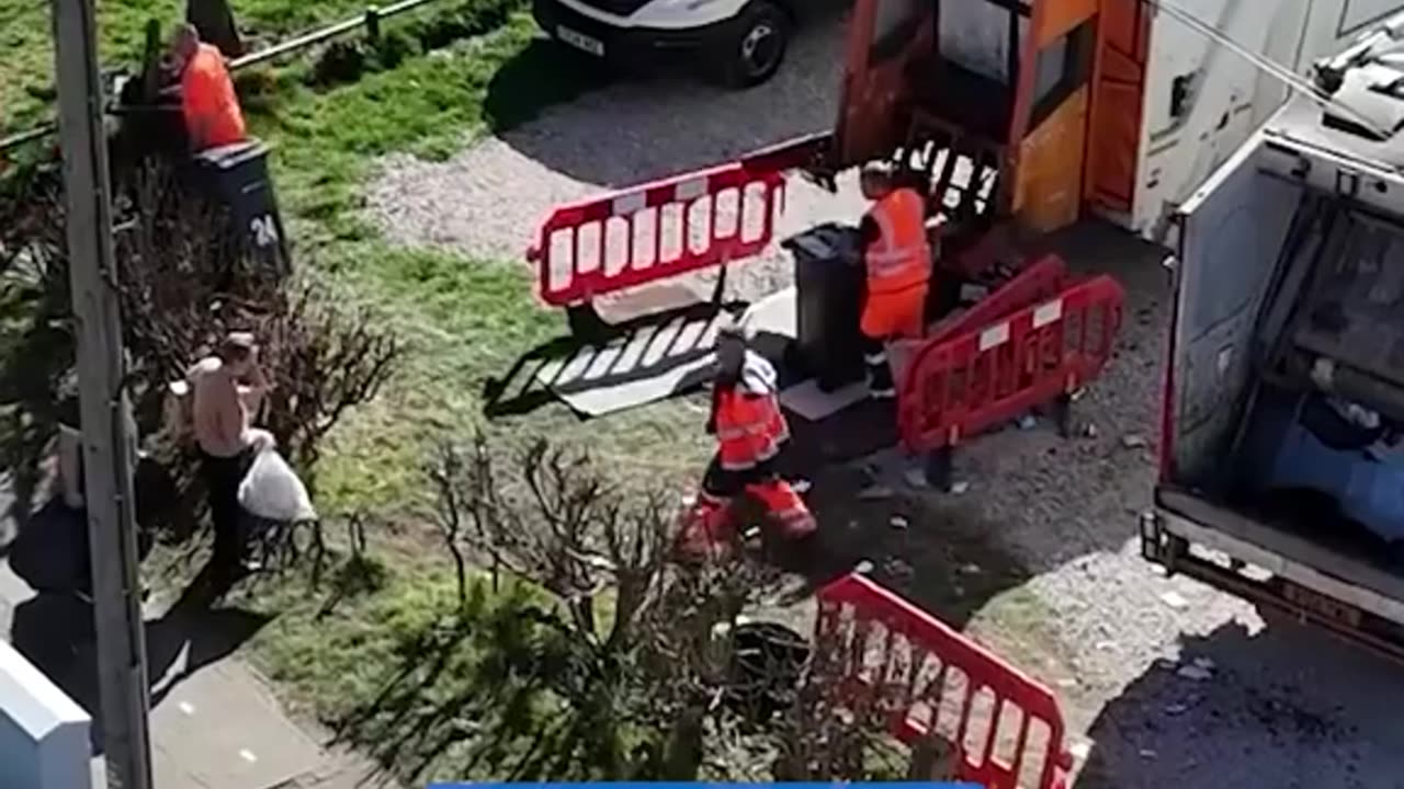 Soldiers have been called in to tackle huge piles of rubbish