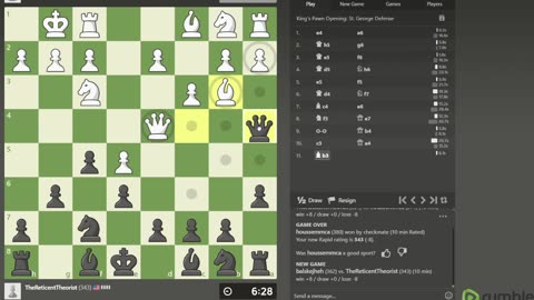 Playing Chess 6