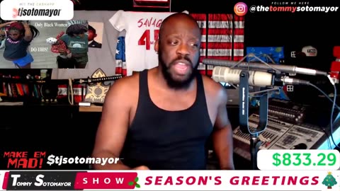 Tommy Sotomayor's Goes In On Blacks For Resting On The Laurels Of Those Who Came Before!