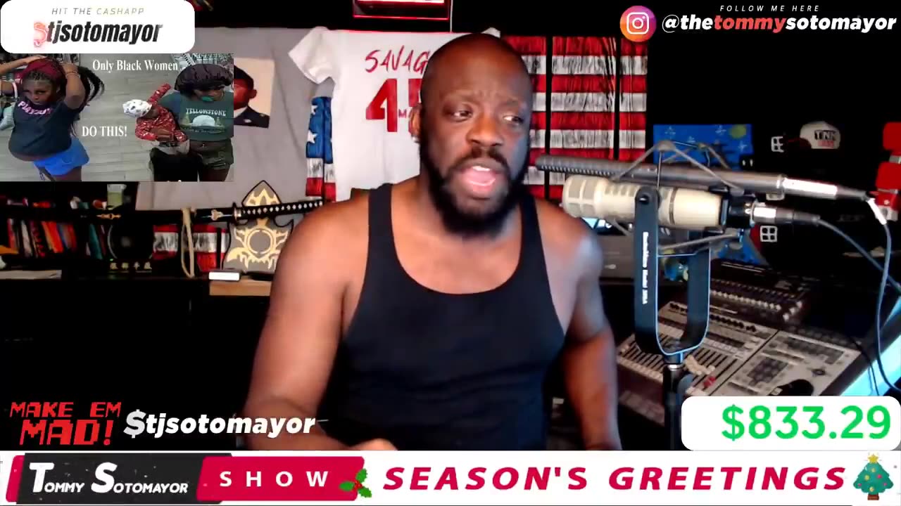 Tommy Sotomayor's Goes In On Blacks For Resting On The Laurels Of Those Who Came Before!