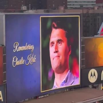 The New York Yankees just held a moment of silence for Charlie Kirk