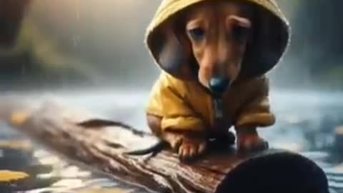 Puppies in the ocean ❤️#ai #cat #funny #dog #lovecat #catlike #comedy