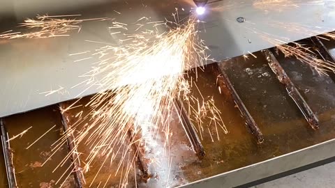DRO Face Plate cutting on plasma table