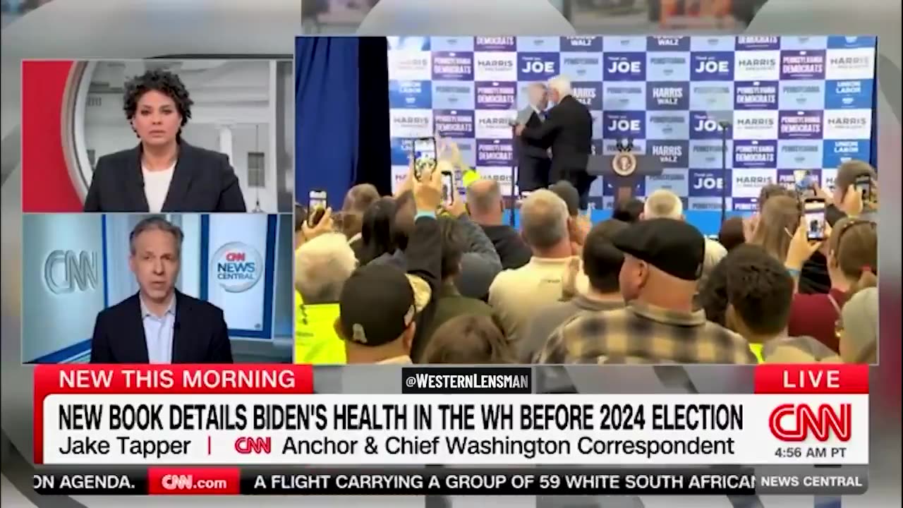 Tapper: WH physician told Biden aides he might have to be in a wheelchair if he fell again: