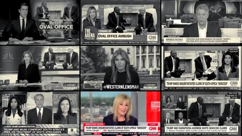 Mainstream Media Parrots EXACT SAME Talking Points on Trump's Meeting with South African President