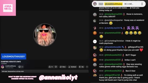 LoudMouthHussy Nov 20, 2025 'DUMPING HEKATE'S DM'S'