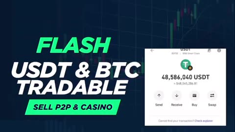 Create Flash USDT fake crypto & trade on binance, bybit, kucoin, coinbase or.gamble online casinos