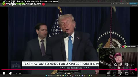 trumps statement on maduro🔴 BREAKING - MADURO CAPTURED!! VENEZUELA - US MILITARY STRIKES - LIVE