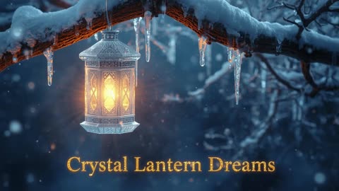 🌙 Crystal Lantern Dreams – Gentle Winter Lullaby for Kids | Soothing Sleep Music 💫