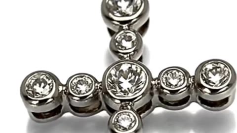 KASHIKEY NECKLACE BEZEL CROSS LONG