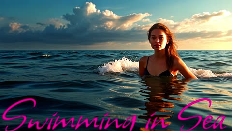 Electronic Music . Song Swimming in the Sea .