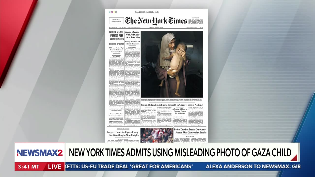 New York Times Fakes Photo of 'Malnourished' Child