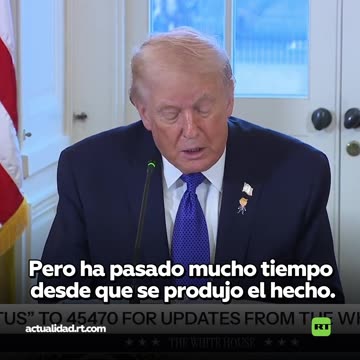 Trump sobre Venezuela: "Nos robaron nuestros bienes, como si fuéramos bebés"