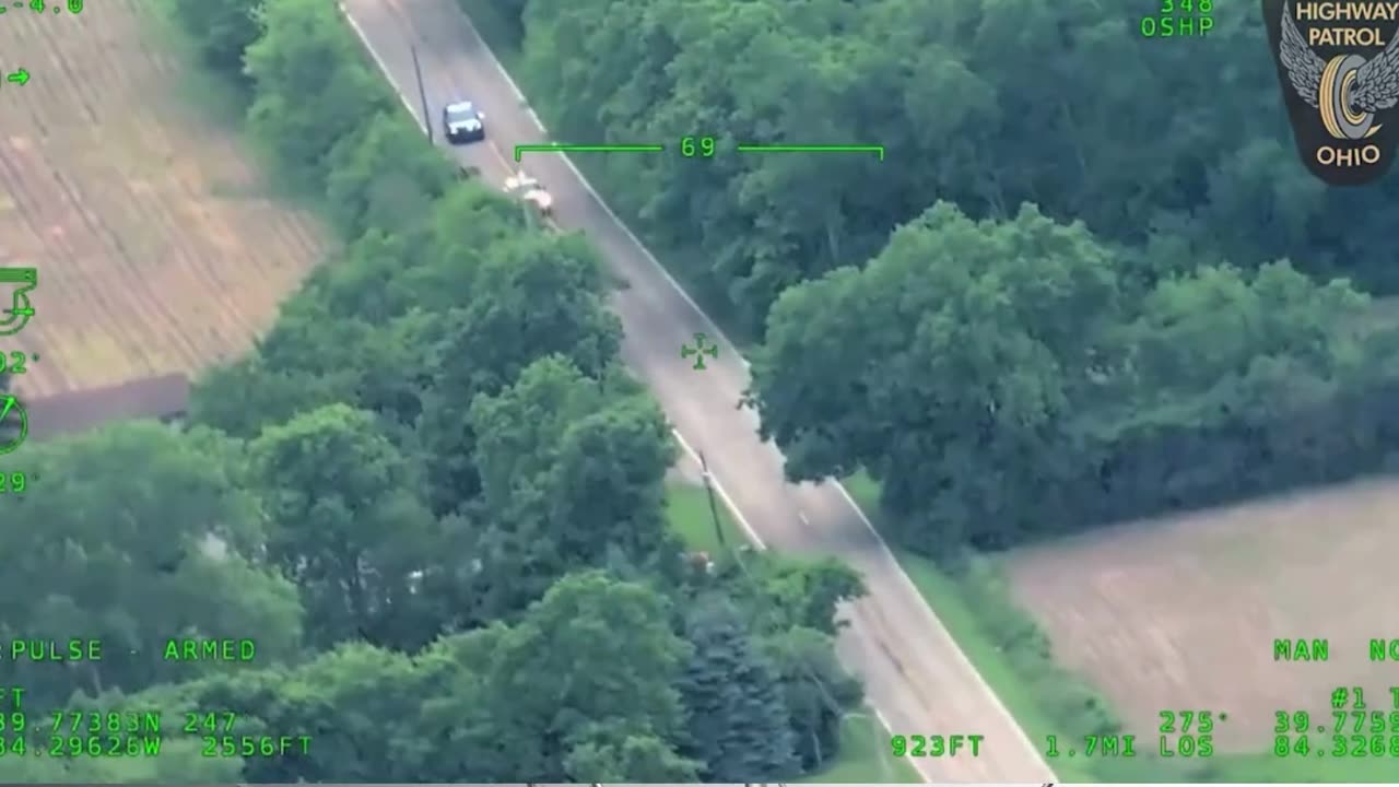 Wild Chase Crashes I-75 in Ohio!