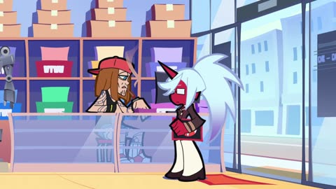 kneesocks works at a game store | Panty & Stocking with Garterbelt 2nd Season
