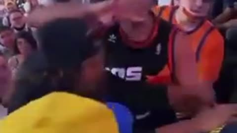 🤯🥊 Fan's Insane Defense Against Sneak Attack! | FCN