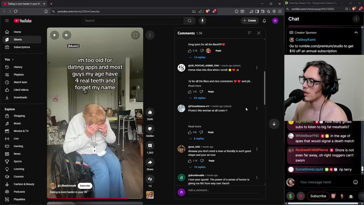 Yap Stream 153 - Trying Frank Tufano's Food (8/22/2025)