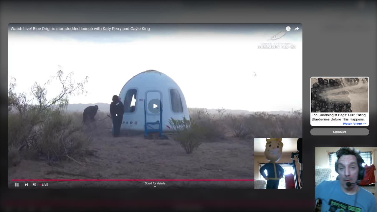 Small thing I noticed during the Blue Origin Landing