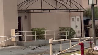 There are media reports of an explosion in Palm Springs, California.